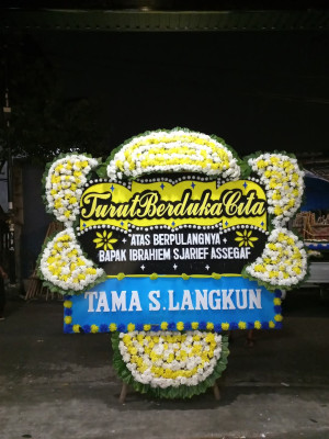 Papan Bunga Duka di Klepu
